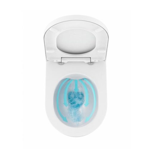 Ravak Uni Chrome RimOff Rimless fali WC csésze fekete