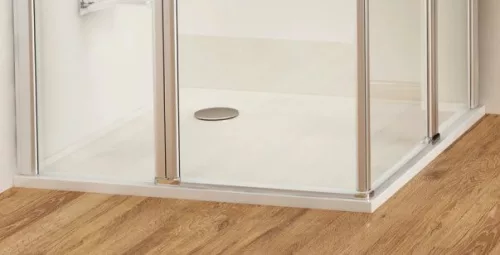 Gigant Pro 110 x 80 téglalap zuhanytálca beszerelve