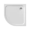 Ravak Elipso Pro Chrome 90x90 íves öntött márvány zuhanytálca