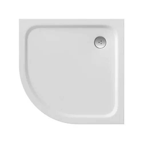 Ravak Elipso Pro Chrome 90x90 íves öntött márvány zuhanytálca