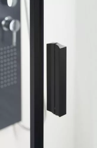 Zoom Line Black 100 cm nyílóajtós zuhanyajtó részlet