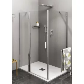 Polysan Zoom Line 100x80 cm nyílóajtós zuhanykabin ZL1310