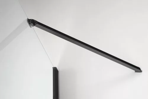 Zoom Line Black 120 cm nyílóajtós zuhanyajtó részlet