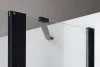 Zoom Line Black 130 cm nyílóajtós zuhanyajtó részlet