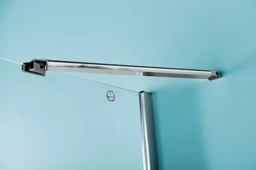 Polysan Zoom Line 130 cm nyílóajtós zuhanyajtó