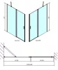 Zoom Line 140 cm nyílóajtós zuhanyajtó méretei