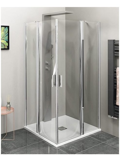 Zoom Line 90x90 cm két nyílóajtós zuhanykabin