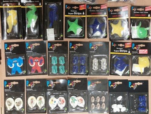 Propper német gyártmányú öntapadós fogas, 1000 csomag